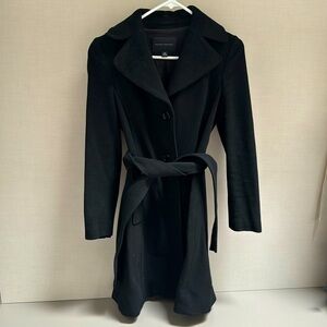 Banana republic black xs peacoat